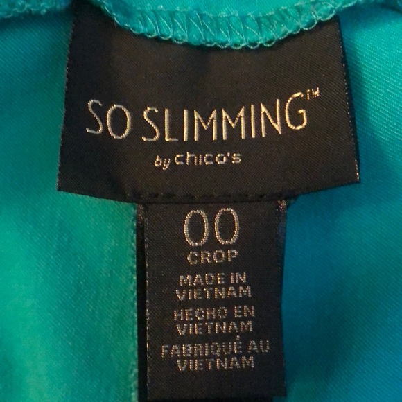 2 pair Chico’s size 00 so sliming crop and ankle - Picture 9 of 10